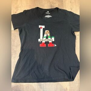 Fanatics Black California LA Women's‎ Tee